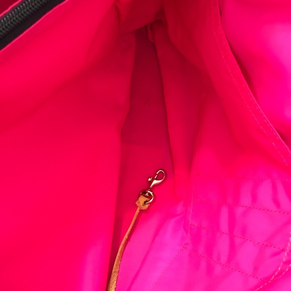 Dooney & Bourke Blue White Swirl Logo Tote Bag - Picture 8 of 10